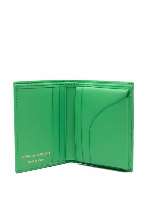 Leather wallet COMME DES GARÇONS WALLET | SA06412GREEN